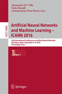 Abbildung von: Artificial Neural Networks and Machine Learning - ICANN 2016 - Springer