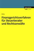 Cover: Finanzgerichtsverfahren f&uuml;r Steuerberater und Rechtsanw&auml;lte - NWB
