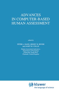 Enlarge image Cover: Advances in Computer-Based Human Assessment - Springer