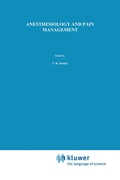 Cover: Anesthesiology and Pain Management - Kluwer Academic Publishers