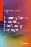 Cover: Informing Choices for Meeting China's Energy Challenges - Springer