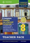 Cover: Complete English as a Second Language for Cambridge Lower Secondary Teacher Pack 8 - Oxford University Press