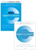 Cover: Equity & Trusts Revision Pack 2016 - Oxford University Press