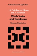 Cover: Walsh Series and Transforms - Kluwer Academic Publishers