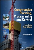 Cover: Construction Planning, Programming and Control - Wiley
