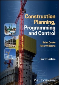 Enlarge image Cover: Construction Planning, Programming and Control - Wiley