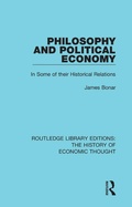 Cover: Philosophy and Political Economy - Routledge