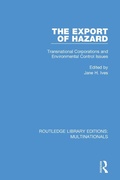 Cover: The Export of Hazard - Routledge