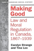 Cover: Making Good - University of Toronto Press