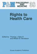 Cover: Rights to Health Care - Kluwer Academic Publishers