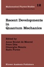 Cover: Recent Developments in Quantum Mechanics - Springer