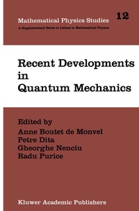 Enlarge image Cover: Recent Developments in Quantum Mechanics - Springer