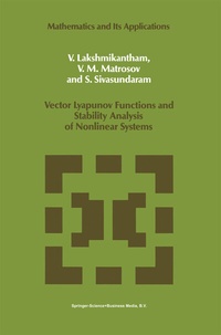 Abbildung von: Vector Lyapunov Functions and Stability Analysis of Nonlinear Systems - Kluwer Academic Publishers