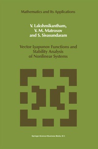 Enlarge image Cover: Vector Lyapunov Functions and Stability Analysis of Nonlinear Systems - Springer