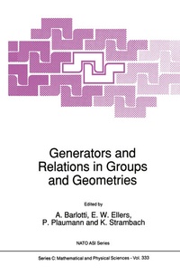 Abbildung von: Generators and Relations in Groups and Geometries - Springer