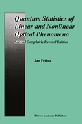 Cover: Quantum Statistics of Linear and Nonlinear Optical Phenomena - Springer