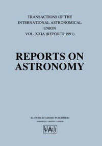 Abbildung von: Reports on Astronomy - Kluwer Academic Publishers