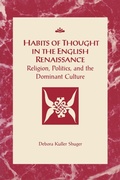 Cover: Habits of Thought in the English Renaissance - University of Toronto Press