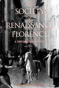 Cover: The Society of Renaissance Florence - University of Toronto Press