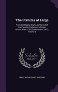 Cover: The Statutes at Large - Palala Press