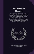 Cover: The Tablet of Memory - Palala Press