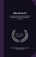 Cover: Who Wrote It? - Palala Press