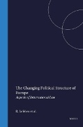 Cover: The Changing Political Structure of Europe:Aspects of International Law - Kluwer Academic Publishers