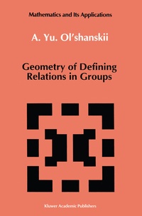 Abbildung von: Geometry of Defining Relations in Groups - Springer