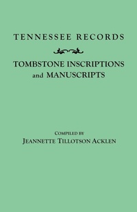 Enlarge image Cover: Tennessee Records - Genealogical Publishing Company