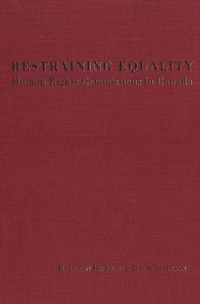 Enlarge image Cover: Restraining Equality - University of Toronto Press