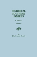 Cover: Historical Southern Families - Genealogical Publishing Company