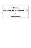Cover: Virginia Historical Genealogies - Genealogical Publishing Company