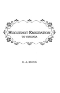 Cover: Huguenot Emigration to Virginia ... - Genealogical Publishing Company