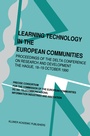 Cover: Learning Technology in the European Communities - Springer