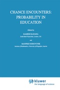 Cover: Chance Encounters: Probability in Education - Kluwer Academic Publishers