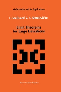 Enlarge image Cover: Limit Theorems for Large Deviations - Kluwer Academic Publishers