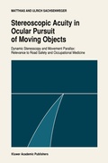 Cover: Stereoscopic acuity in ocular pursuit of moving objects - Springer
