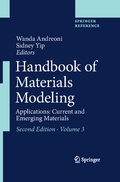 Cover: Handbook of Materials Modeling - Springer