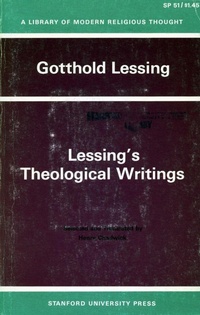 Enlarge image Cover: Lessing's Theological Writings - Stanford University Press
