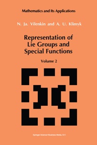 Abbildung von: Representation of Lie Groups and Special Functions - Kluwer Academic Publishers