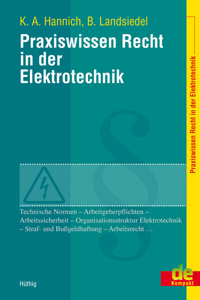 Abbildung von: Praxiswissen Recht in der Elektrotechnik - Hüthig
