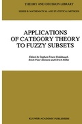 Cover: Applications of Category Theory to Fuzzy Subsets - Springer