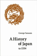 Cover: A History of Japan to 1334 - Stanford University Press