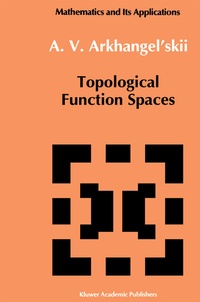 Abbildung von: Topological Function Spaces - Kluwer Academic Publishers