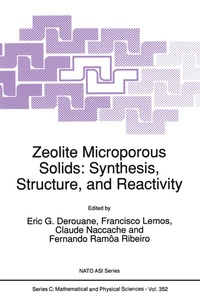 Abbildung von: Zeolite Microporous Solids: Synthesis, Structure, and Reactivity - Kluwer Academic Publishers