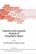 Cover: Cognitive and Linguistic Aspects of Geographic Space - Springer