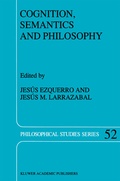 Cover: Cognition, Semantics and Philosophy - Springer