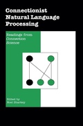 Cover: Connectionist Natural Language Processing - Kluwer Academic Publishers