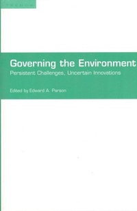 Enlarge image Cover: Governing the Environment - University of Toronto Press