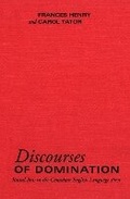Cover: Discourses of Domination - University of Toronto Press